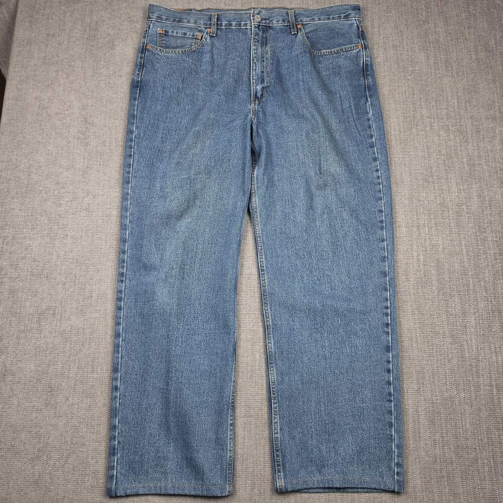 Levi's 550 Relaxed Fit Tapered Leg Men's Blue Jeans Size 40x32 Medium Wash Denim